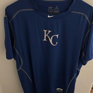 MLB Nike Kansas City Royals Hypercool Combat Dri Fit